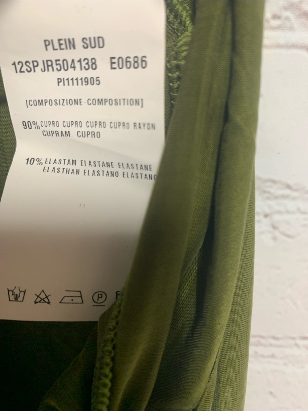 RARE Y2K Plein Sud Jeanius Ruched Bodycon Midi Dress Size 12 Italy - Picture 4 of 6